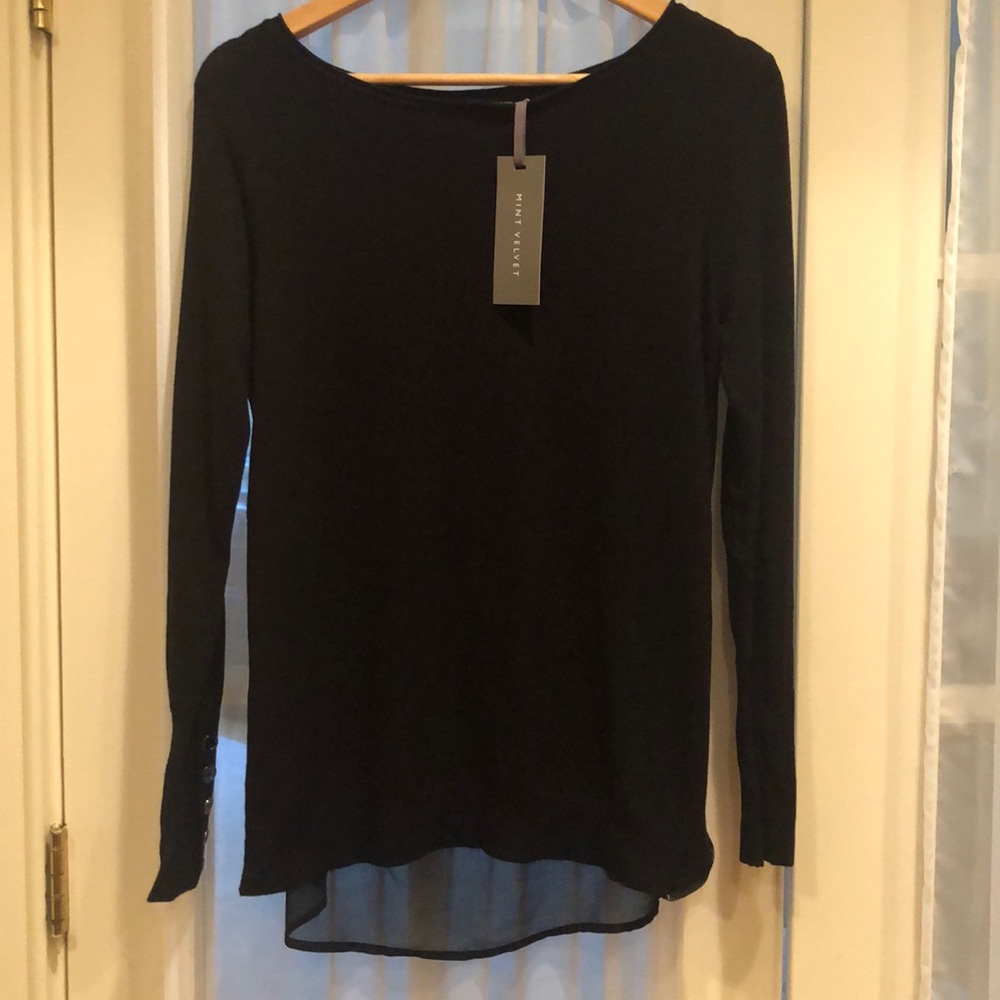 Mint Velvet Back Zip Sweater